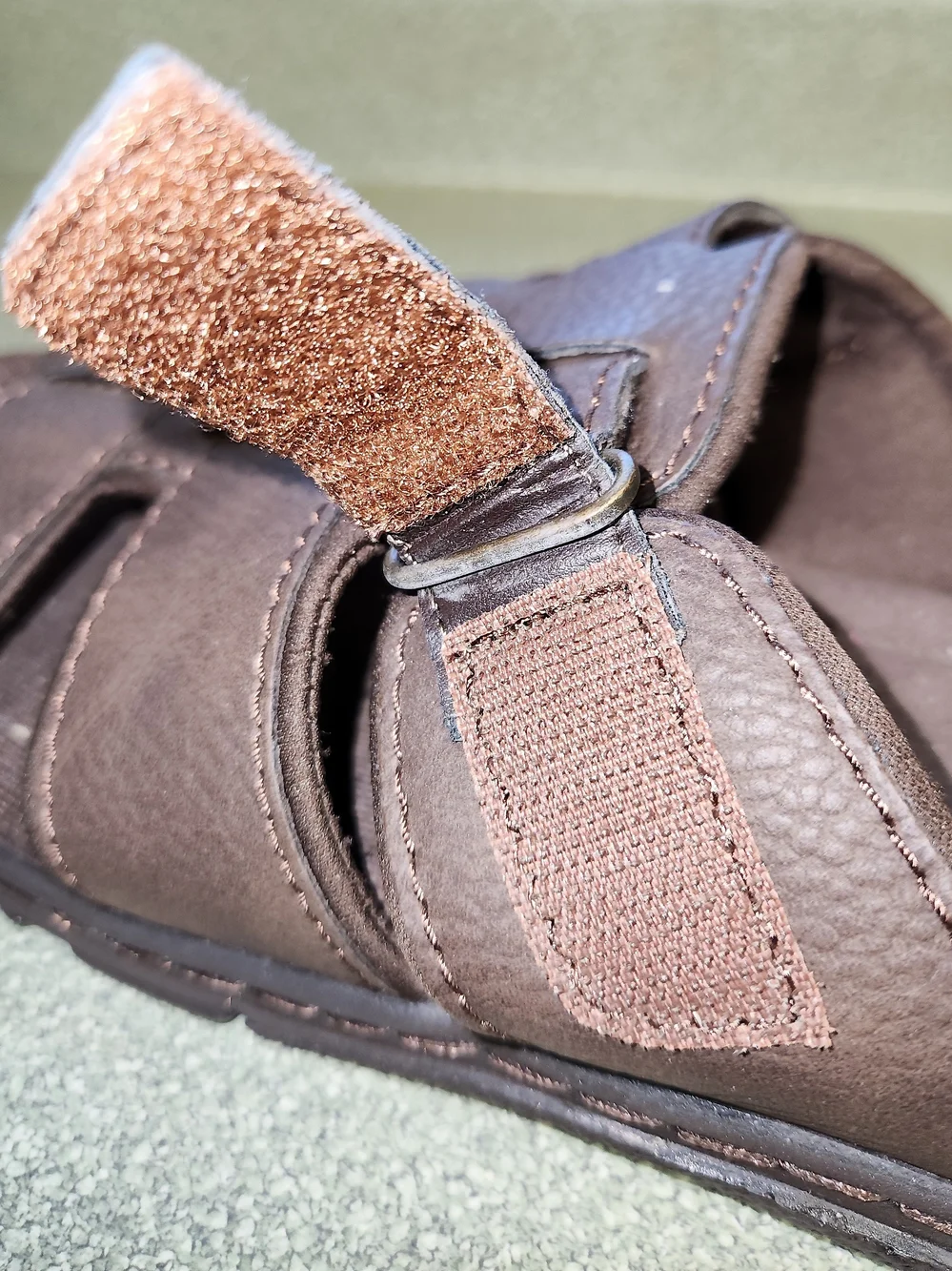BASS Men's Slide Sandals w/ Woven Straps